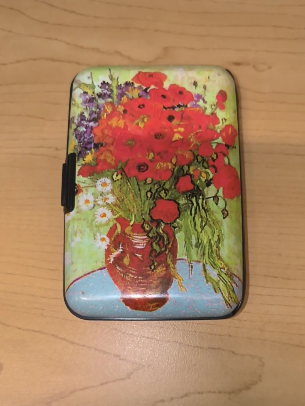 Van Gogh Poppy Vase Armored Wallet